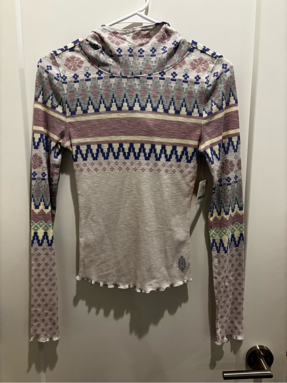 Free People Movement Breathe Easy printed layer top- Size Small - NWT - Picture 2 of 5